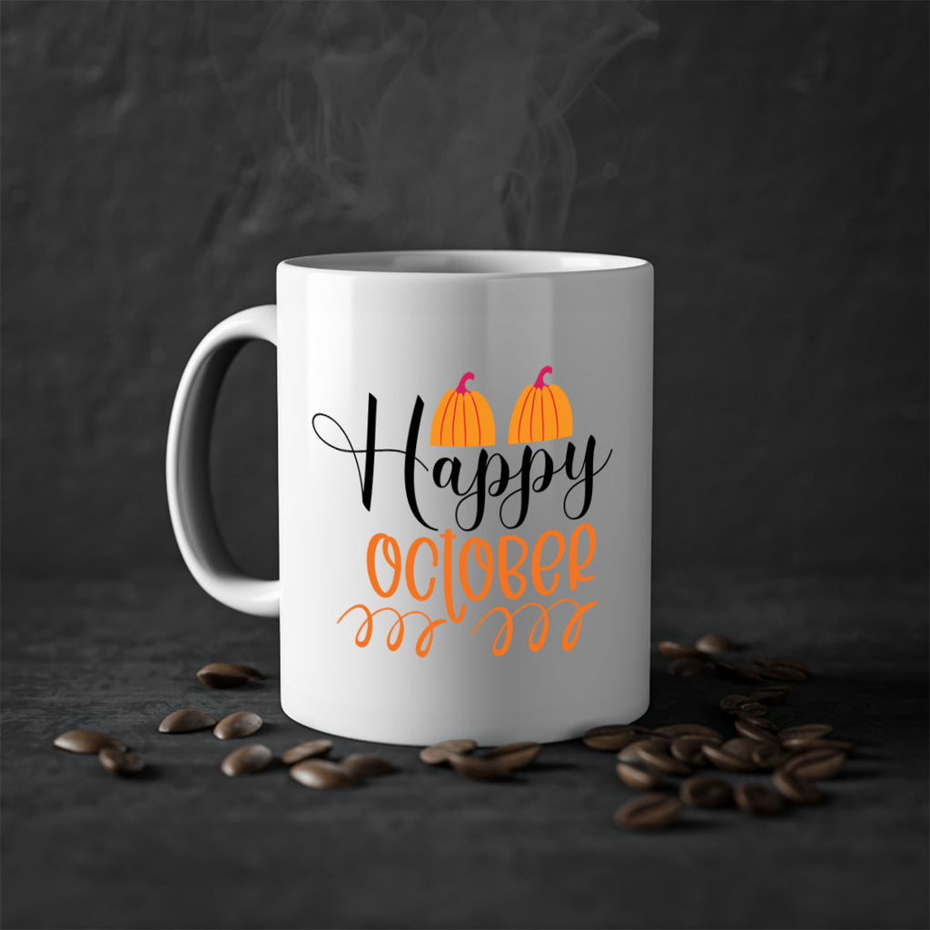 Happy October 238#- fall-Mug / Coffee Cup