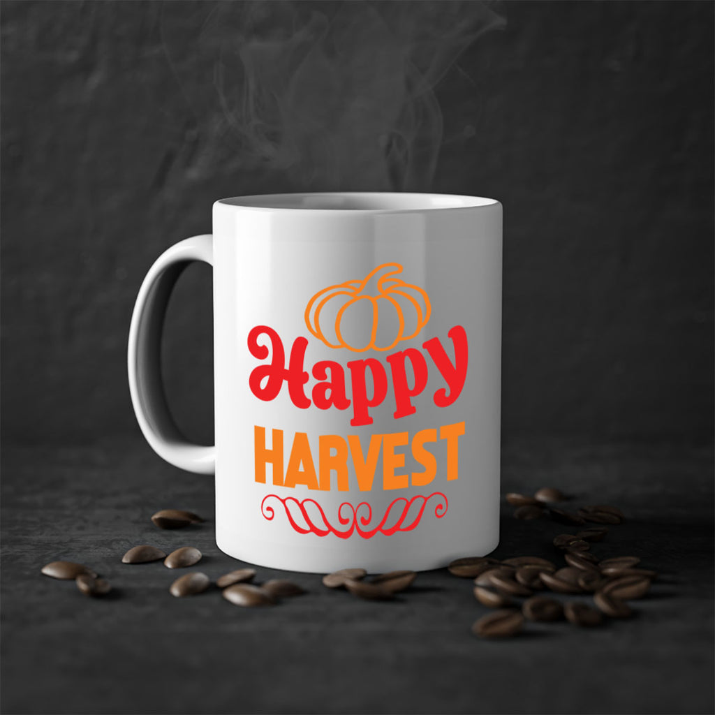 HappyHarvest 256#- fall-Mug / Coffee Cup