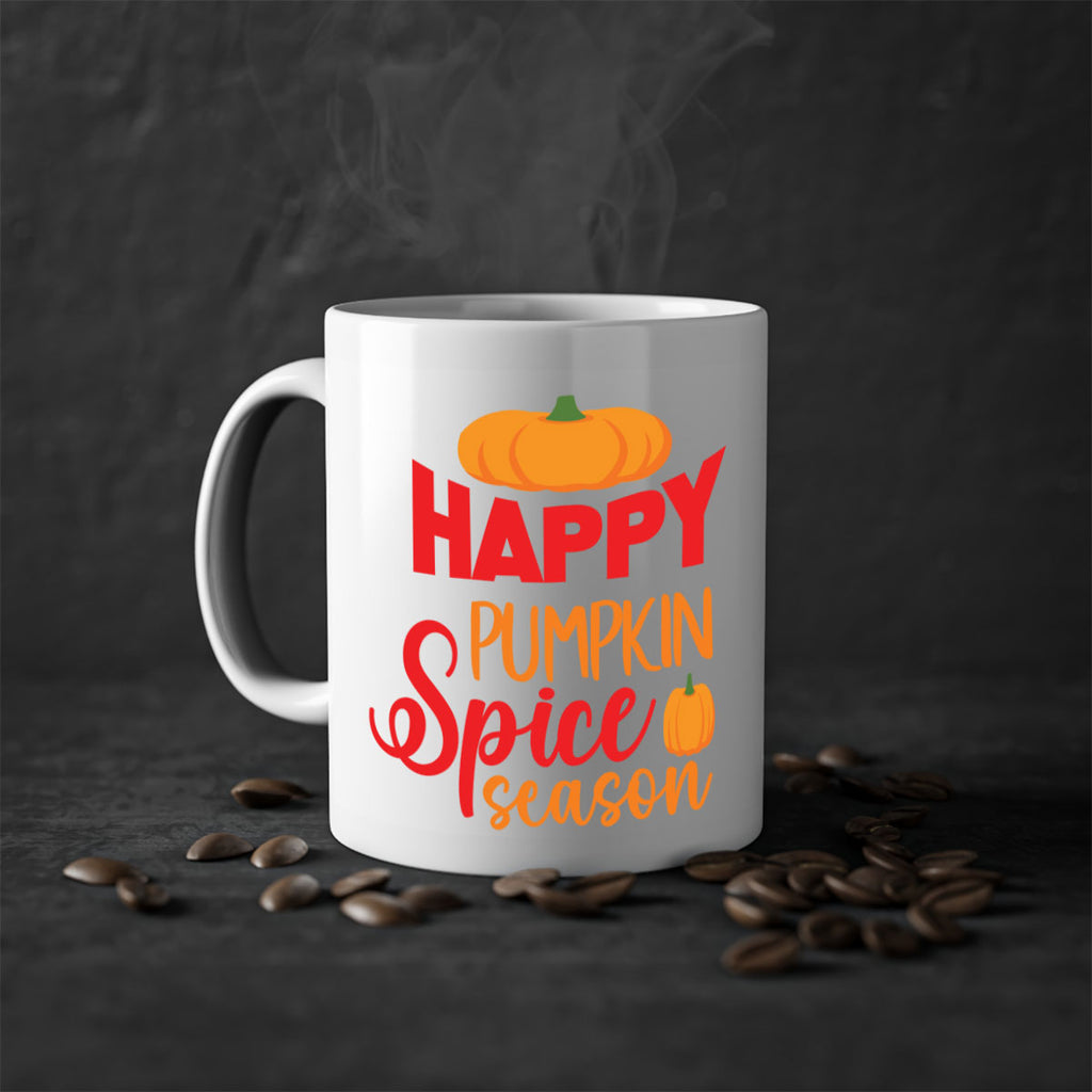 HappyPumpkinSpiceSeason 259#- fall-Mug / Coffee Cup