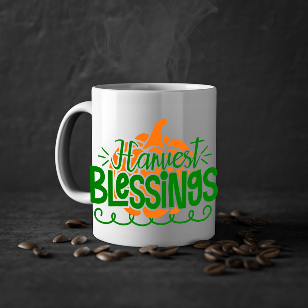 Harvest Blessings 265#- fall-Mug / Coffee Cup
