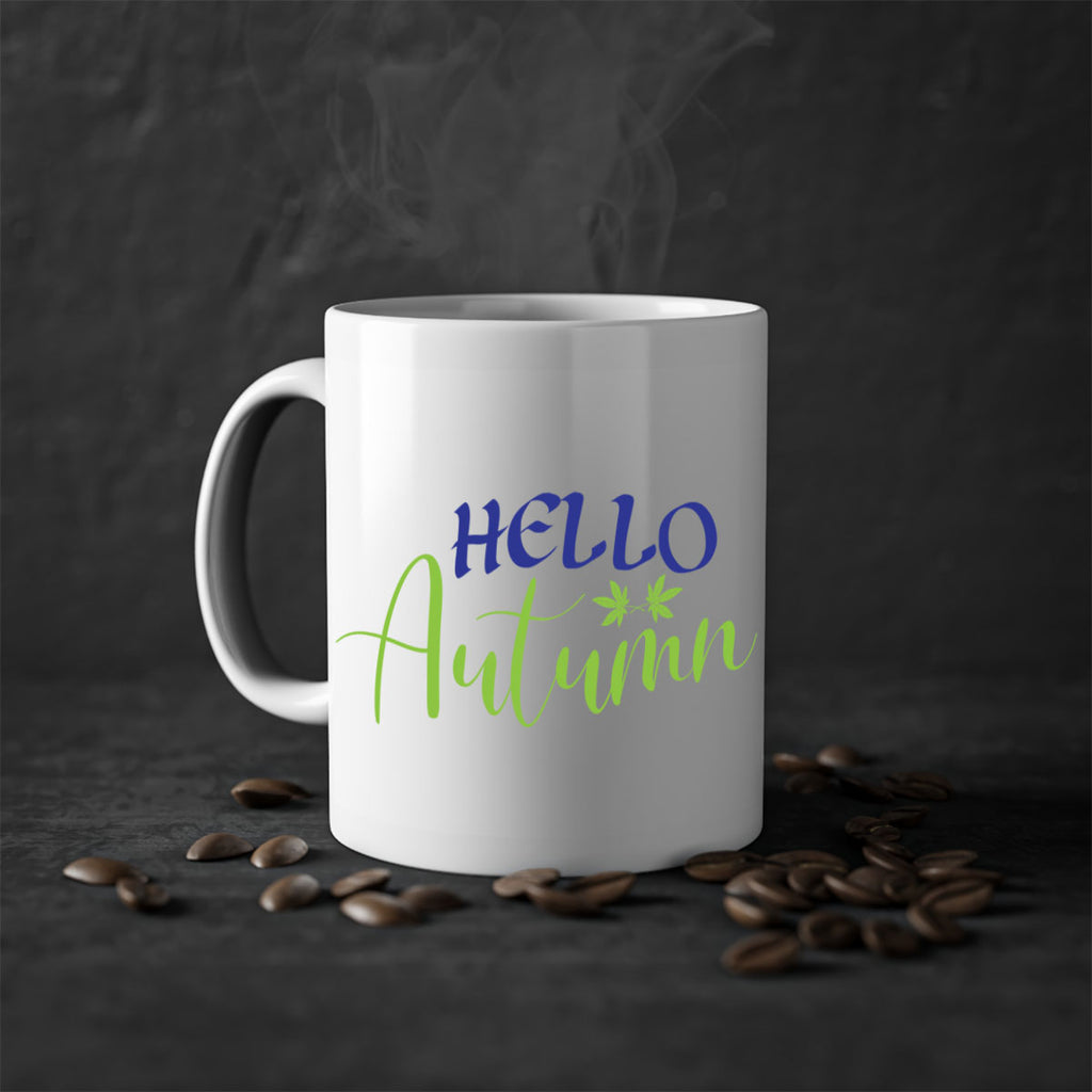 Hello Autumn 271#- fall-Mug / Coffee Cup