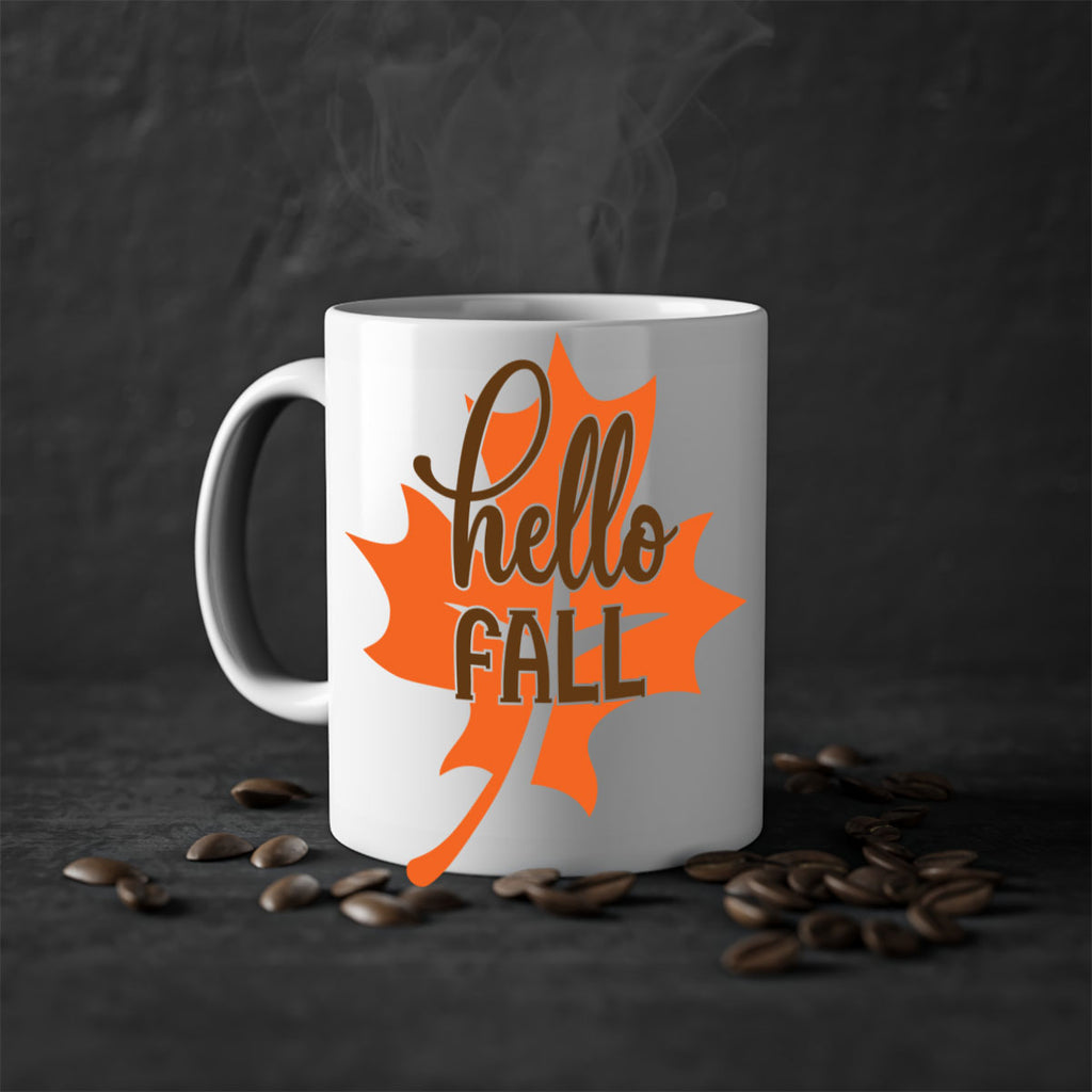 Hello Fall 273#- fall-Mug / Coffee Cup