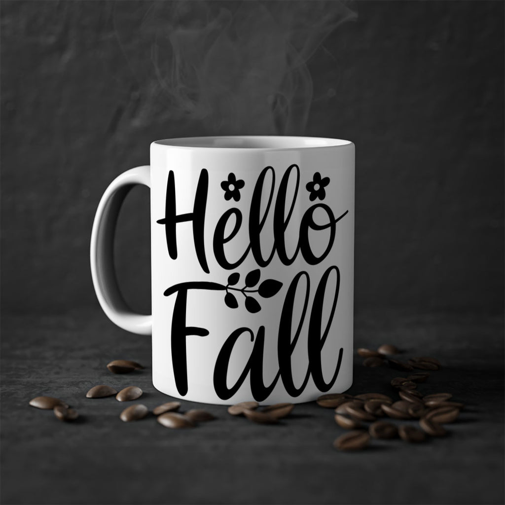 Hello Fall 280#- fall-Mug / Coffee Cup