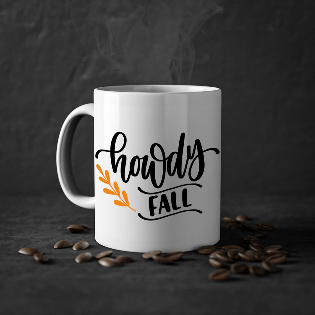 Howdy Fall 496#- fall-Mug / Coffee Cup