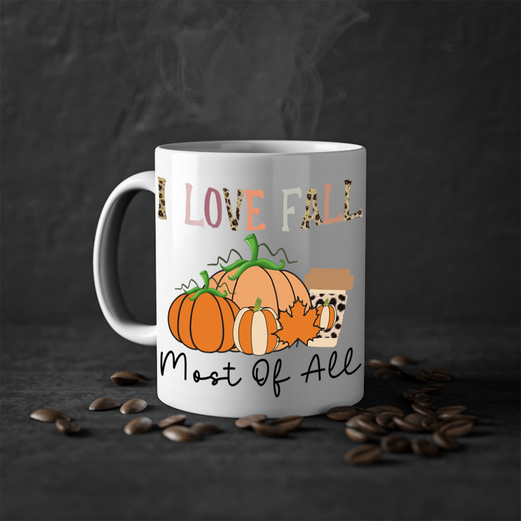 I love fall most of all 326#- fall-Mug / Coffee Cup