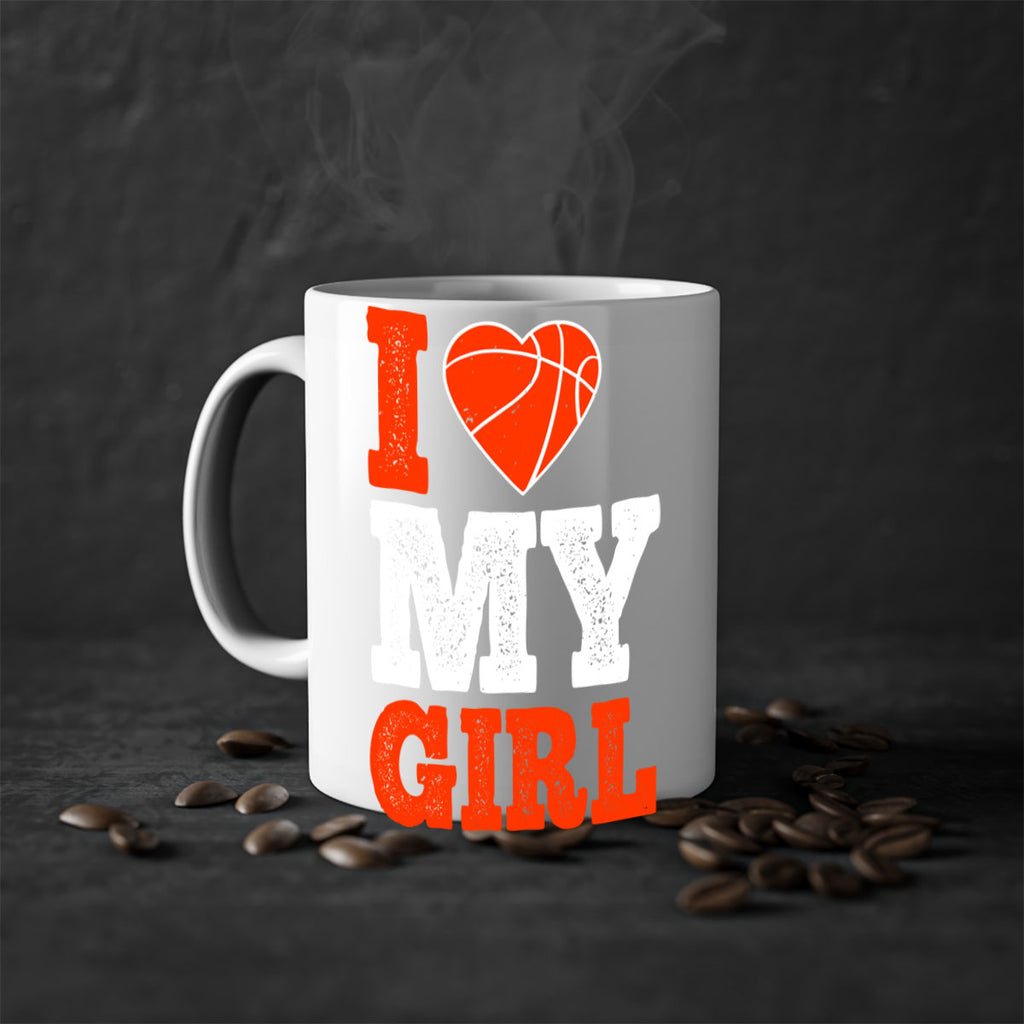 I love my girl 1107#- basketball-Mug / Coffee Cup