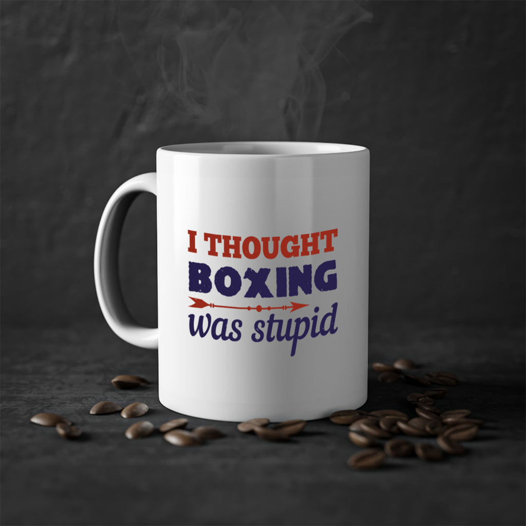 I thought boxing was stupid 2045#- boxing-Mug / Coffee Cup