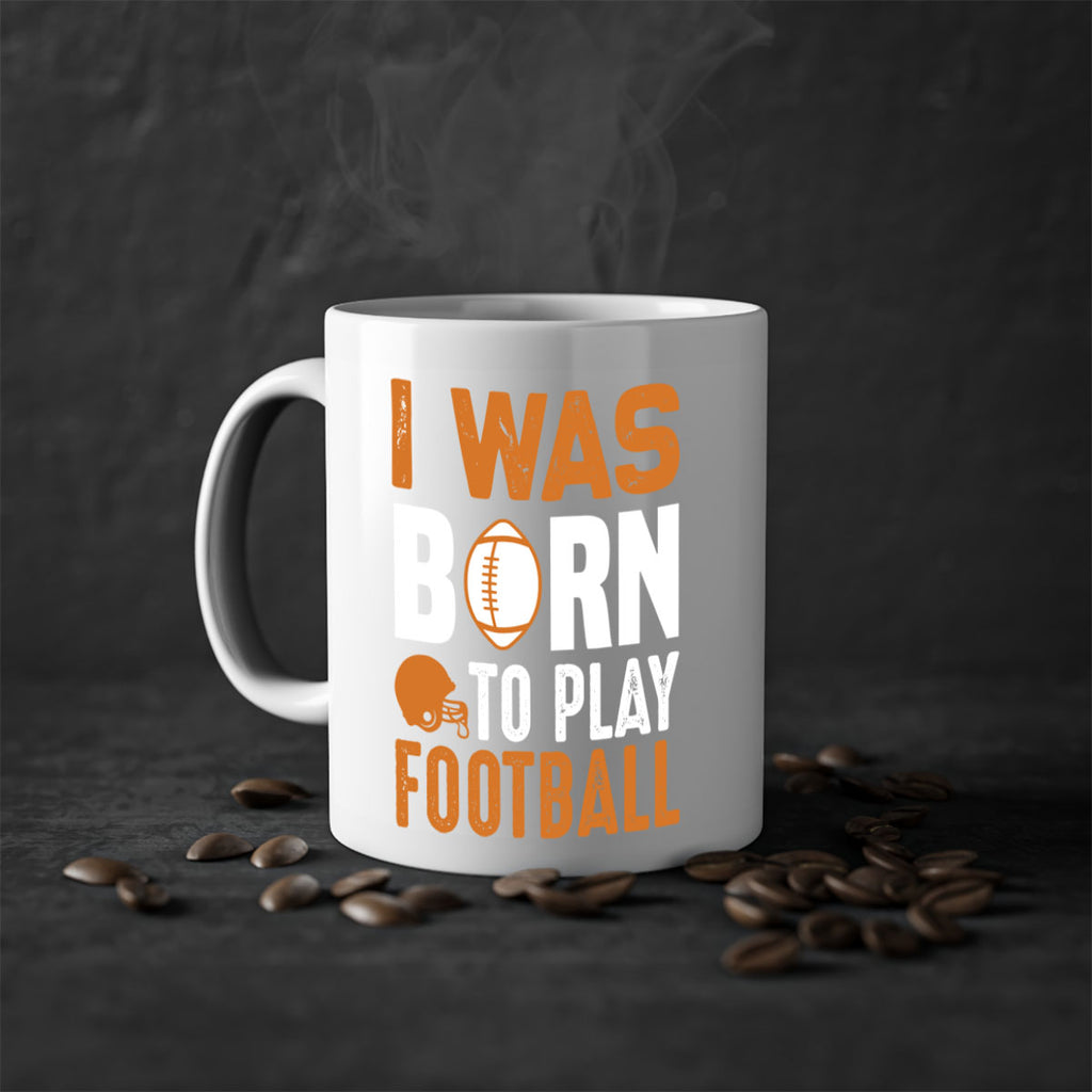 I was 1085#- football-Mug / Coffee Cup