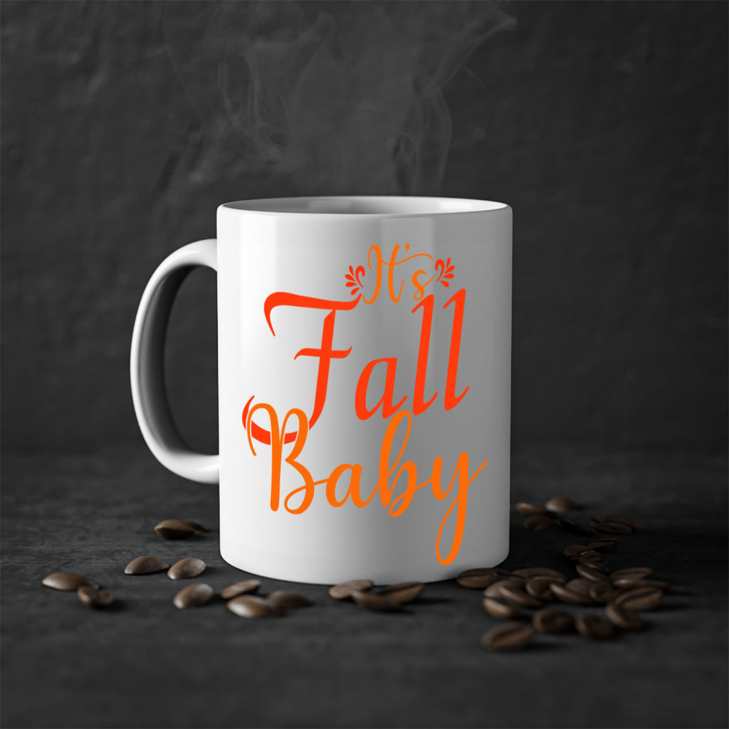Its Fall Baby Design 374#- fall-Mug / Coffee Cup