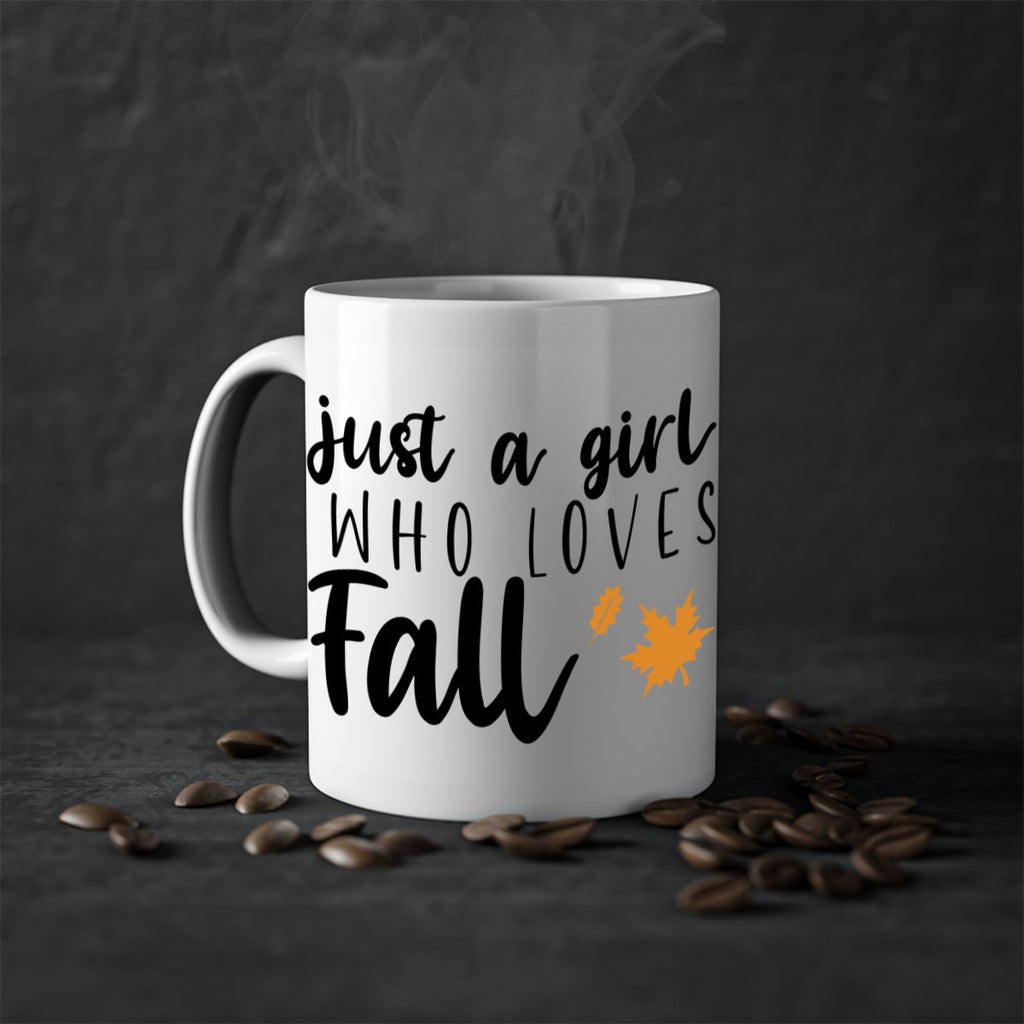 Just A Girl Who Loves Fall 380#- fall-Mug / Coffee Cup