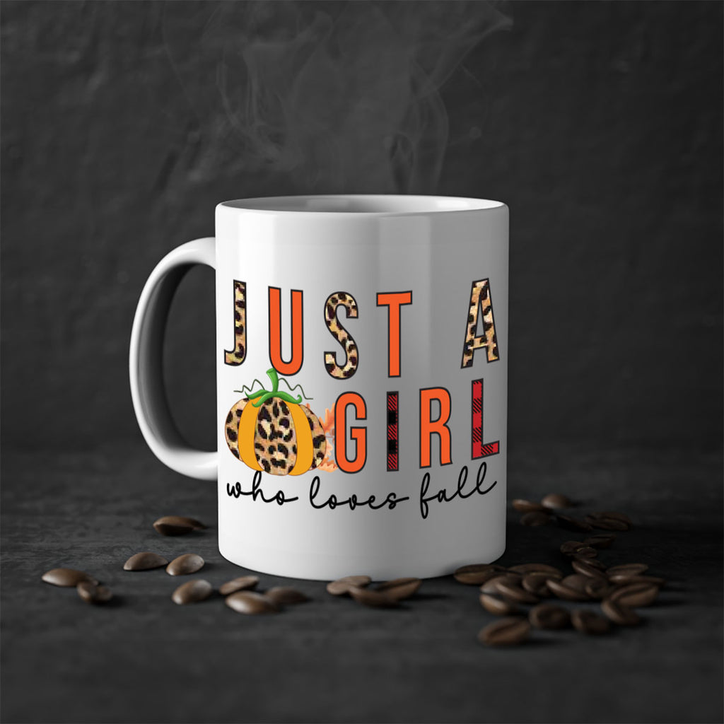 Just a Girl Who Loves Fall 382#- fall-Mug / Coffee Cup