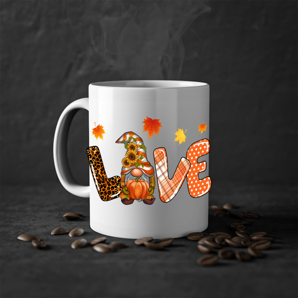 LOVEFallGnomeAutumn 416#- fall-Mug / Coffee Cup