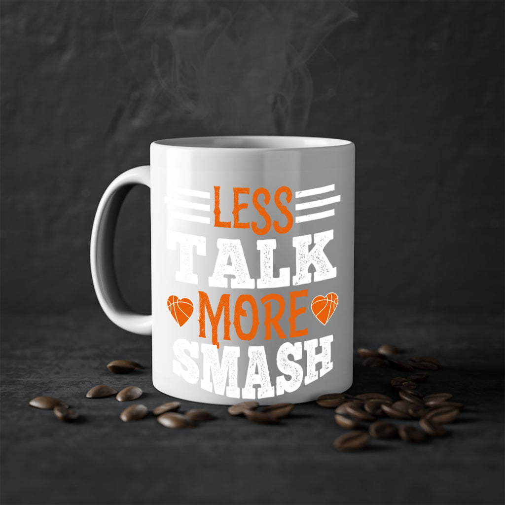 Less talk more smash 2062#- basketball-Mug / Coffee Cup