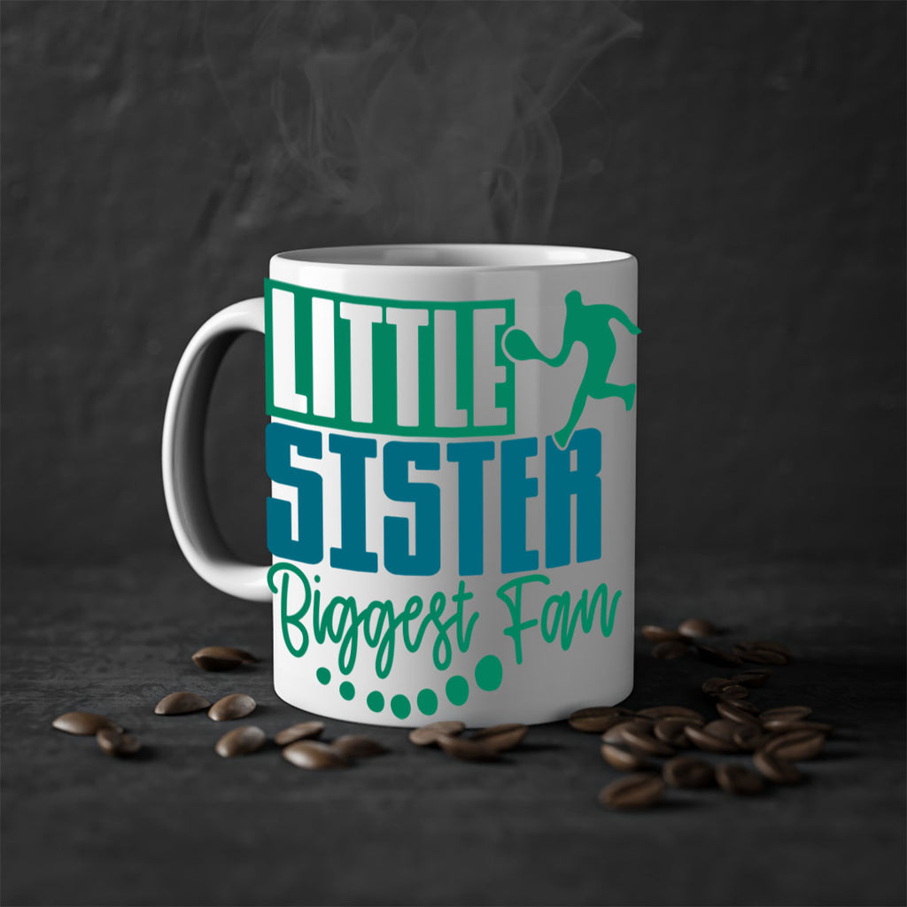 Little Sister Biggest Fan 859#- tennis-Mug / Coffee Cup