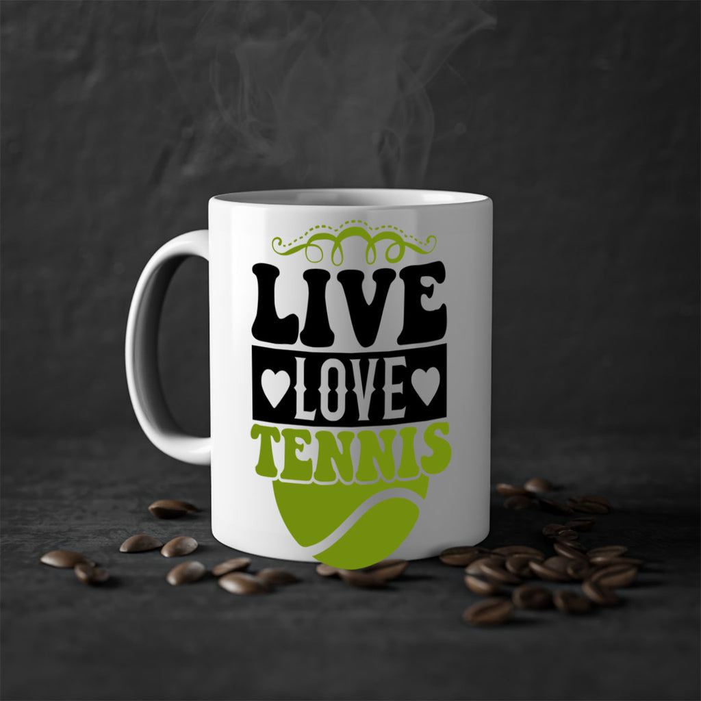 Live Love Tennis 817#- tennis-Mug / Coffee Cup