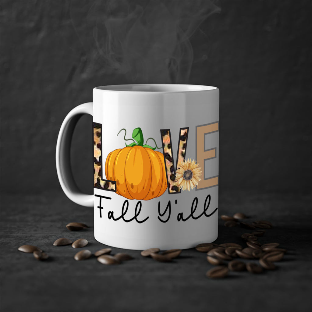 Love FALL YAll 410#- fall-Mug / Coffee Cup