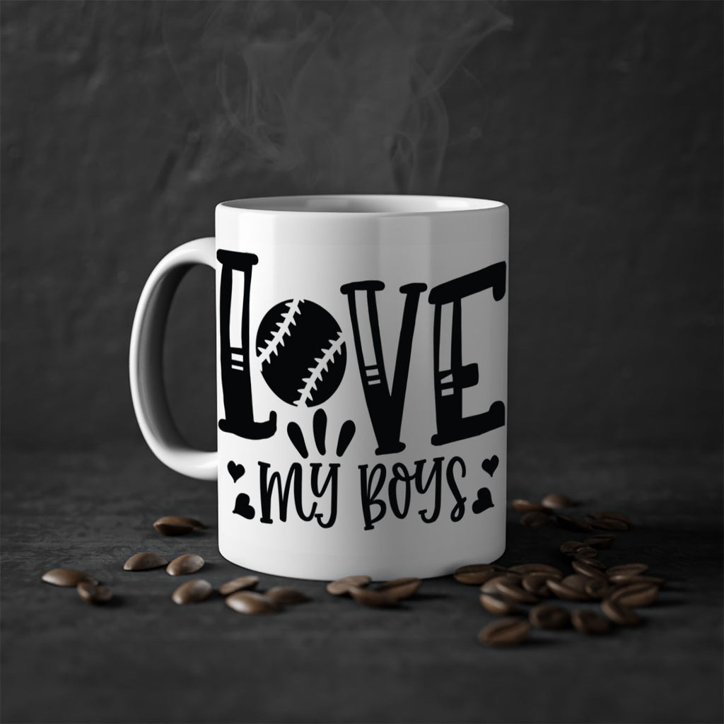 Love My Boys 2053#- baseball-Mug / Coffee Cup