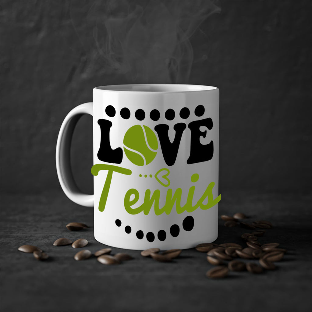 Love Tennis 730#- tennis-Mug / Coffee Cup