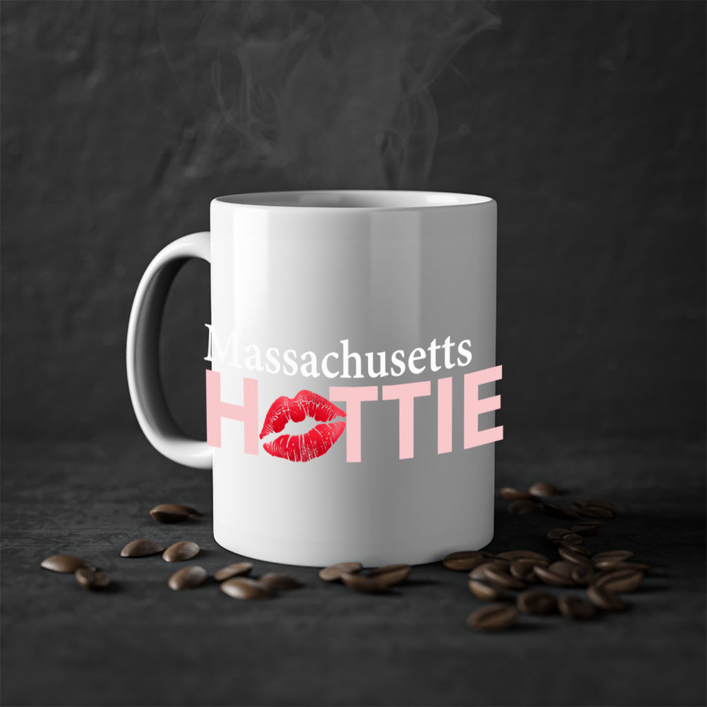 Massachusetts Hottie With Red Lips 75#- Hottie Collection-Mug / Coffee Cup