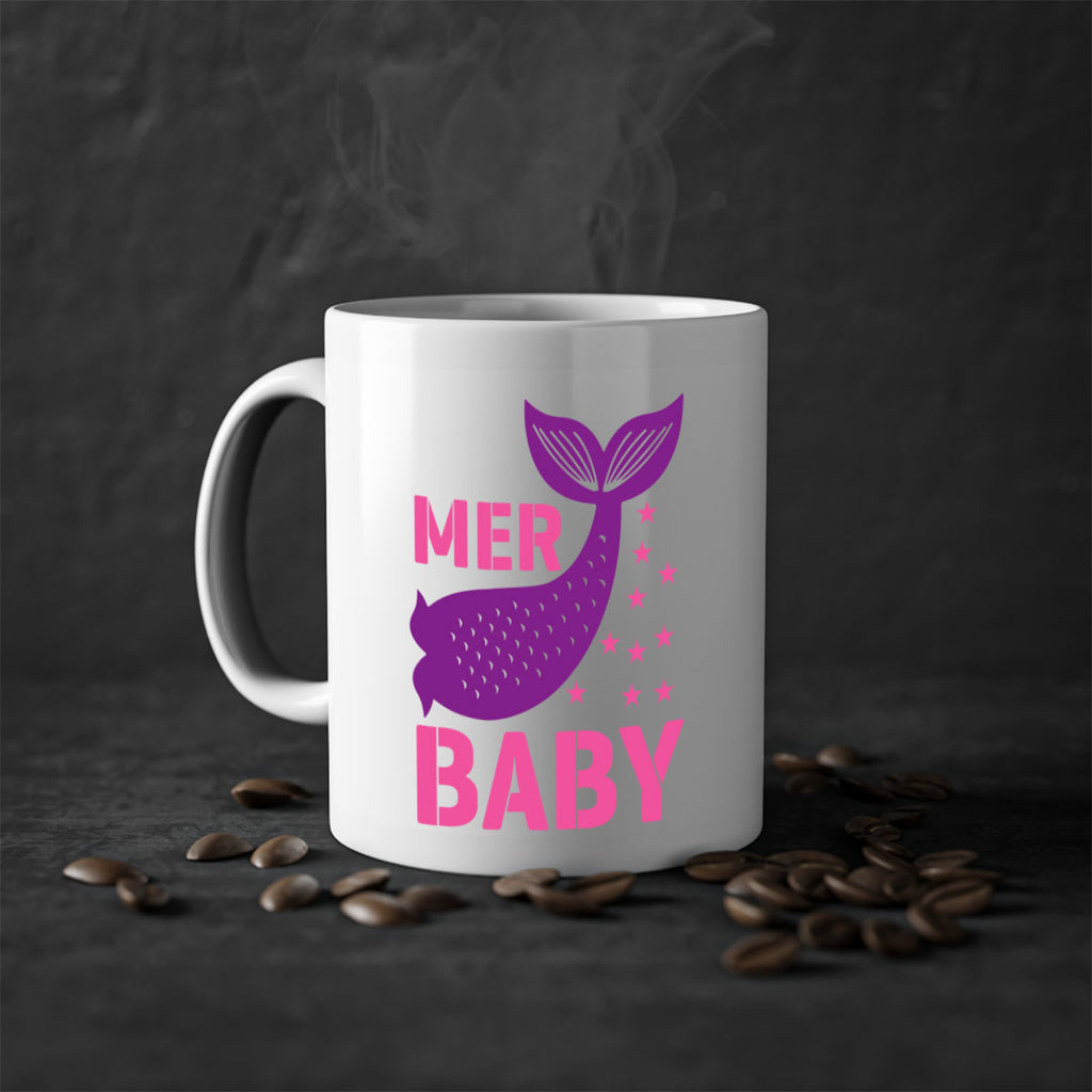 Mer Baby 321#- mermaid-Mug / Coffee Cup