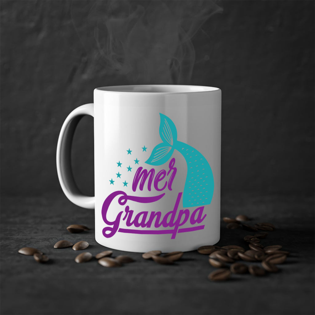 Mer Grandpa 329#- mermaid-Mug / Coffee Cup