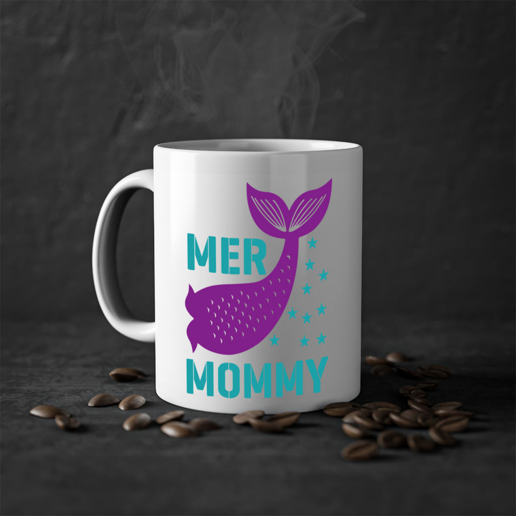 Mer Mommy 342#- mermaid-Mug / Coffee Cup