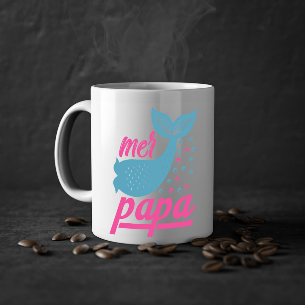 Mer Papa 344#- mermaid-Mug / Coffee Cup