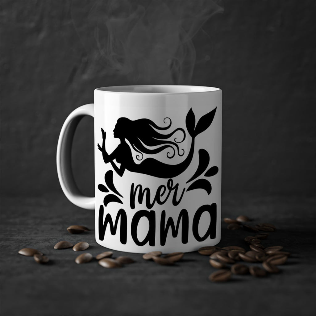 Mer mama 349#- mermaid-Mug / Coffee Cup