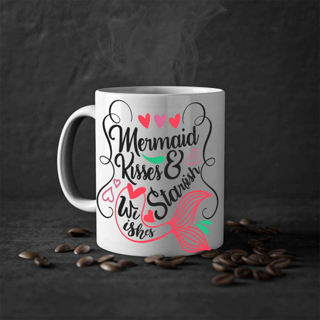 Mermaid Kisses Starfish Wishes 368#- mermaid-Mug / Coffee Cup