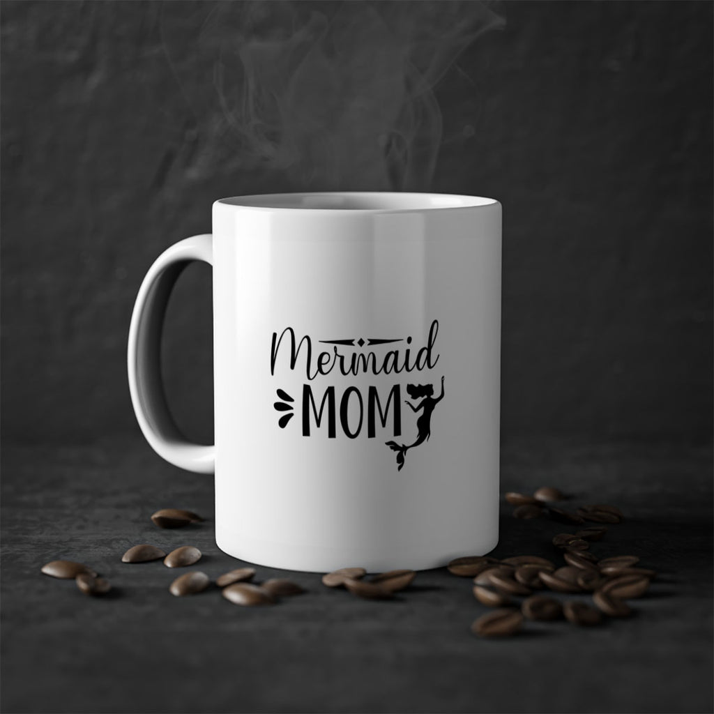 Mermaid Mom 372#- mermaid-Mug / Coffee Cup