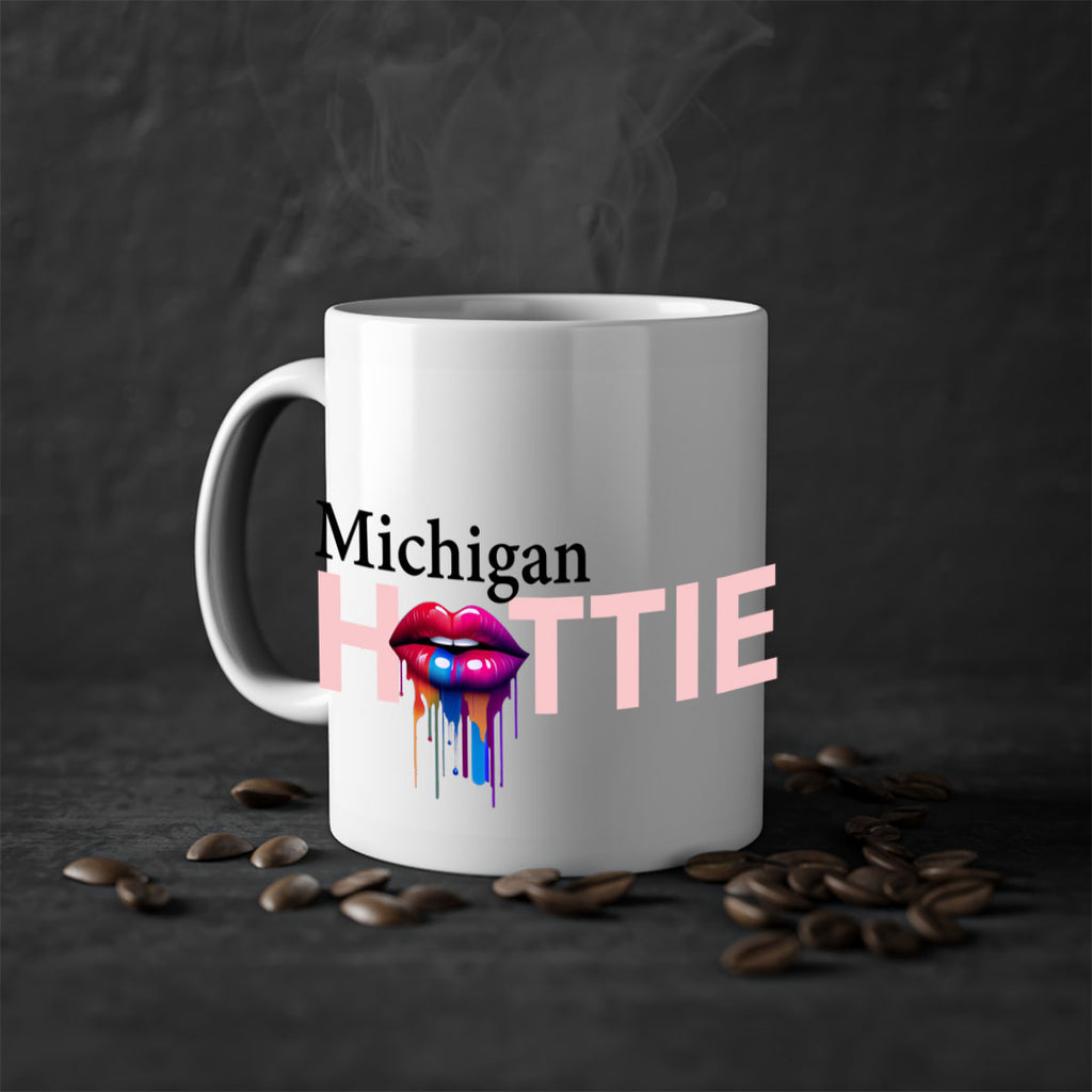 Michigan Hottie with dripping lips 22#- Hottie Collection-Mug / Coffee Cup