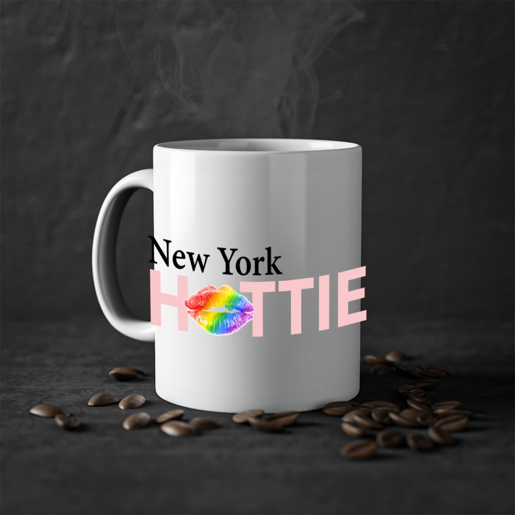 New York Hottie with rainbow lips 32#- Hottie Collection-Mug / Coffee Cup