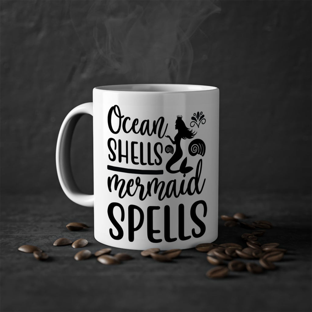 Ocean shells mermaid spells 522#- mermaid-Mug / Coffee Cup