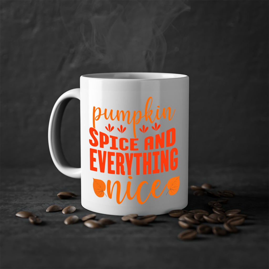 Pumpkin Spice And Everything Nice Design 535#- fall-Mug / Coffee Cup