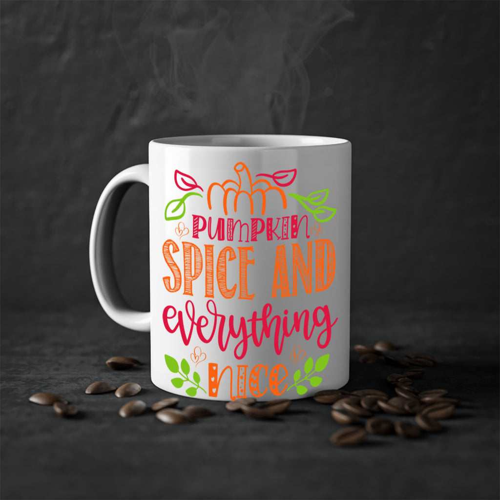 Pumpkin Spice and Everything Nice 536#- fall-Mug / Coffee Cup