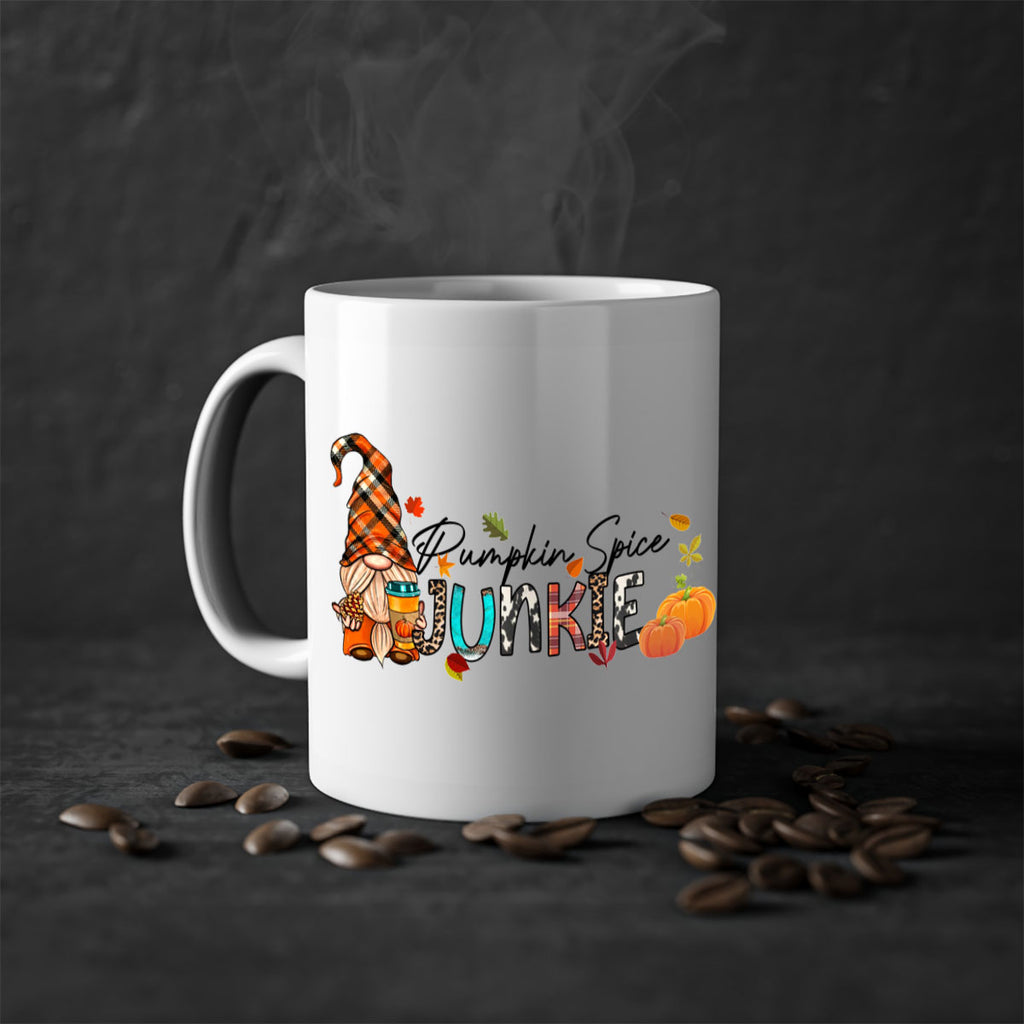 PumpkinSpiceJunkieFallGnome 567#- fall-Mug / Coffee Cup