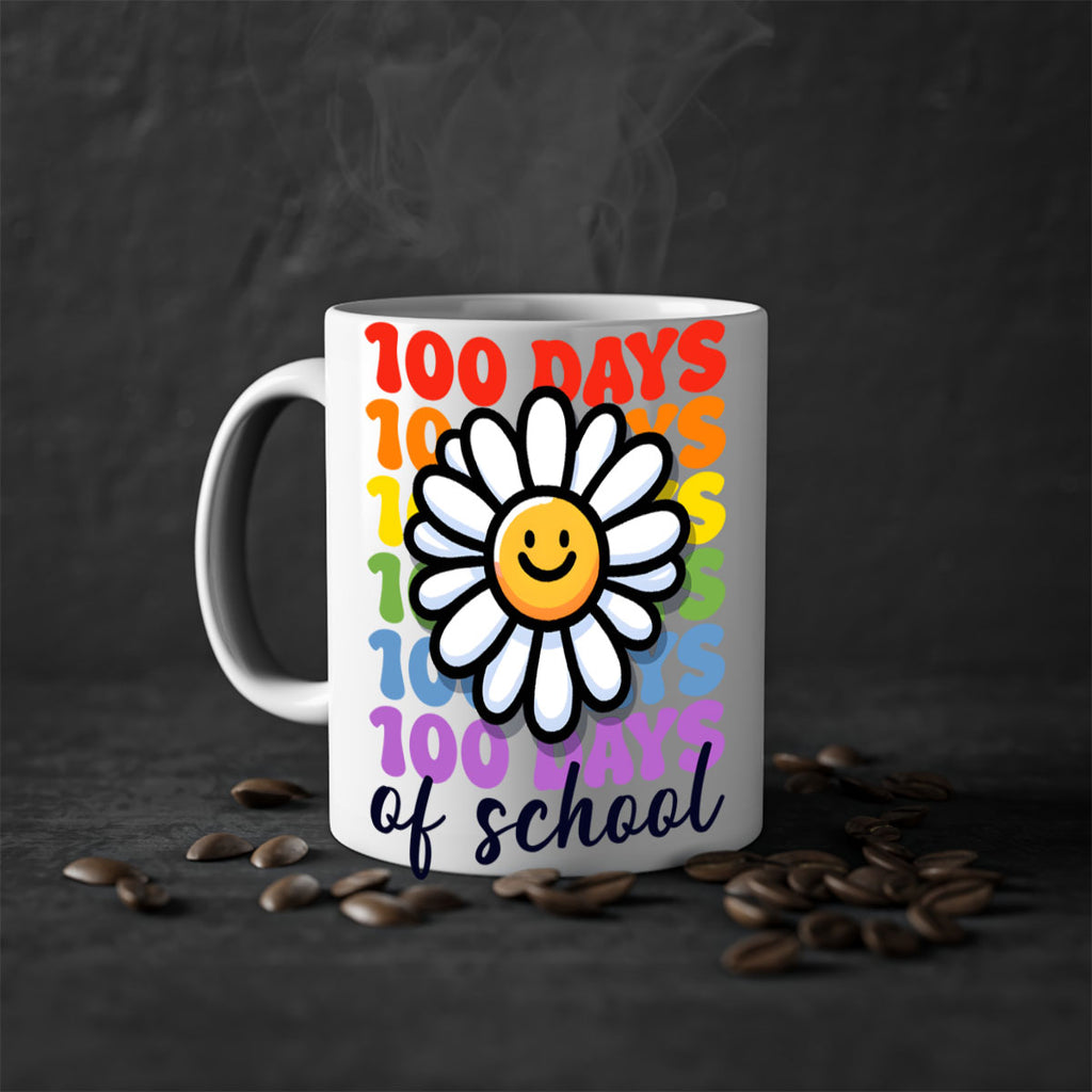 Retro Flower 100 Days Of 56#- 100 days-Mug / Coffee Cup