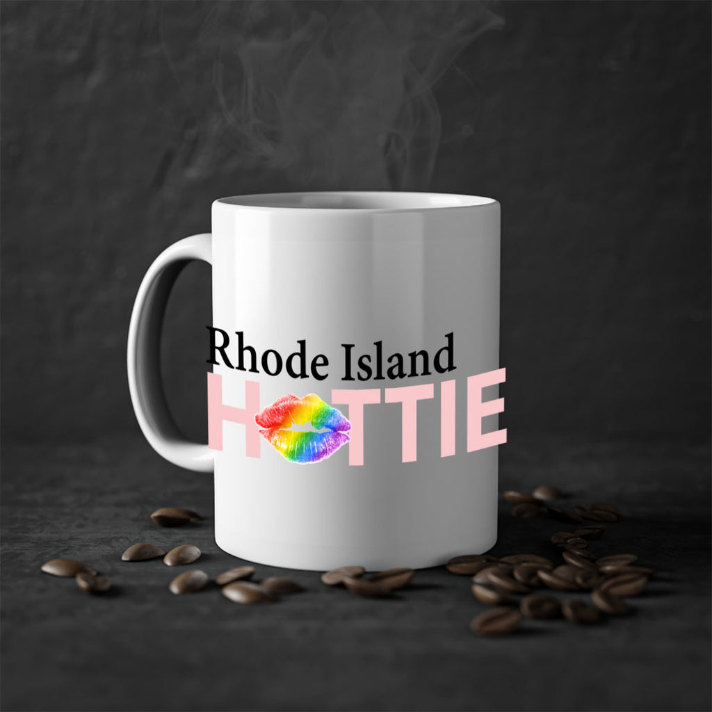 Rhode Island Hottie with rainbow lips 39#- Hottie Collection-Mug / Coffee Cup