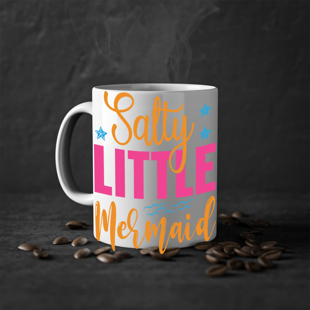 Salty Little Mermaid Design 574#- mermaid-Mug / Coffee Cup