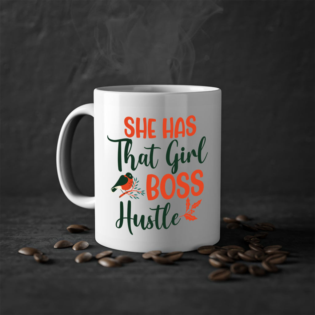 She Has That Girl Boss Hustle 363#- winter-Mug / Coffee Cup