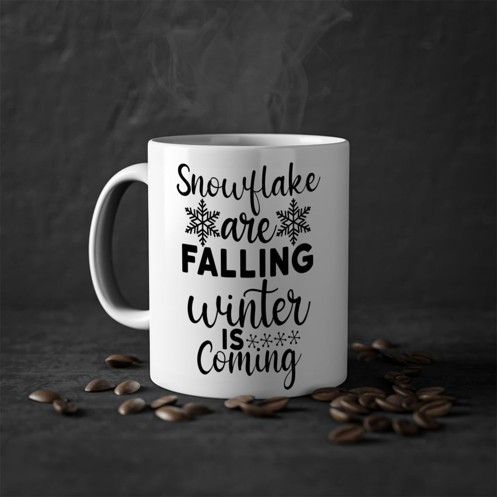 Snowflake Are Falling Winter Is 375#- winter-Mug / Coffee Cup