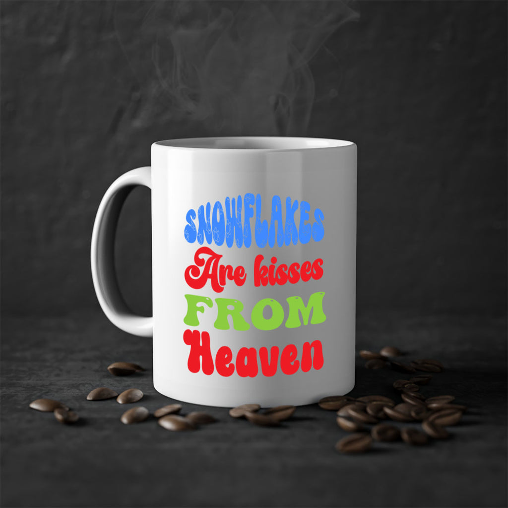 Snowflakes are kisses from heaven 377#- winter-Mug / Coffee Cup