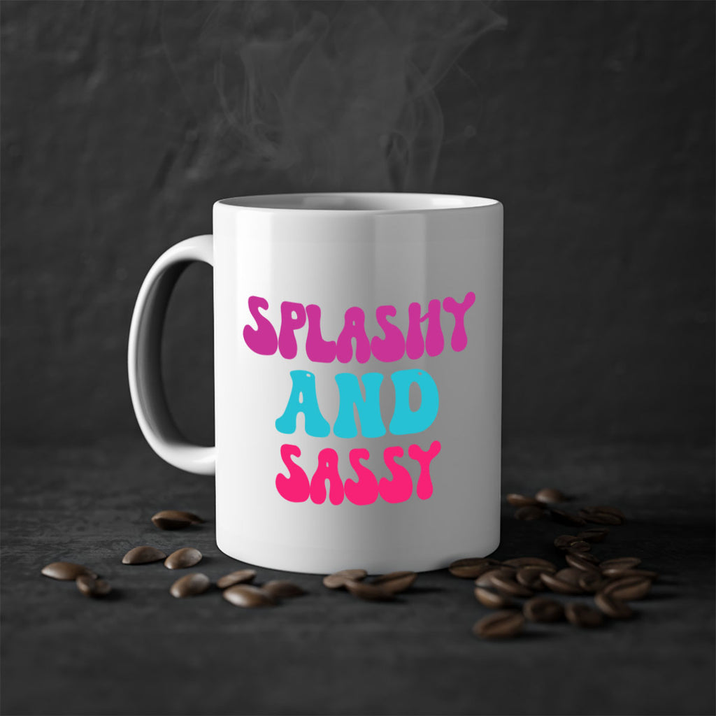 Splashy And Sassy 622#- mermaid-Mug / Coffee Cup