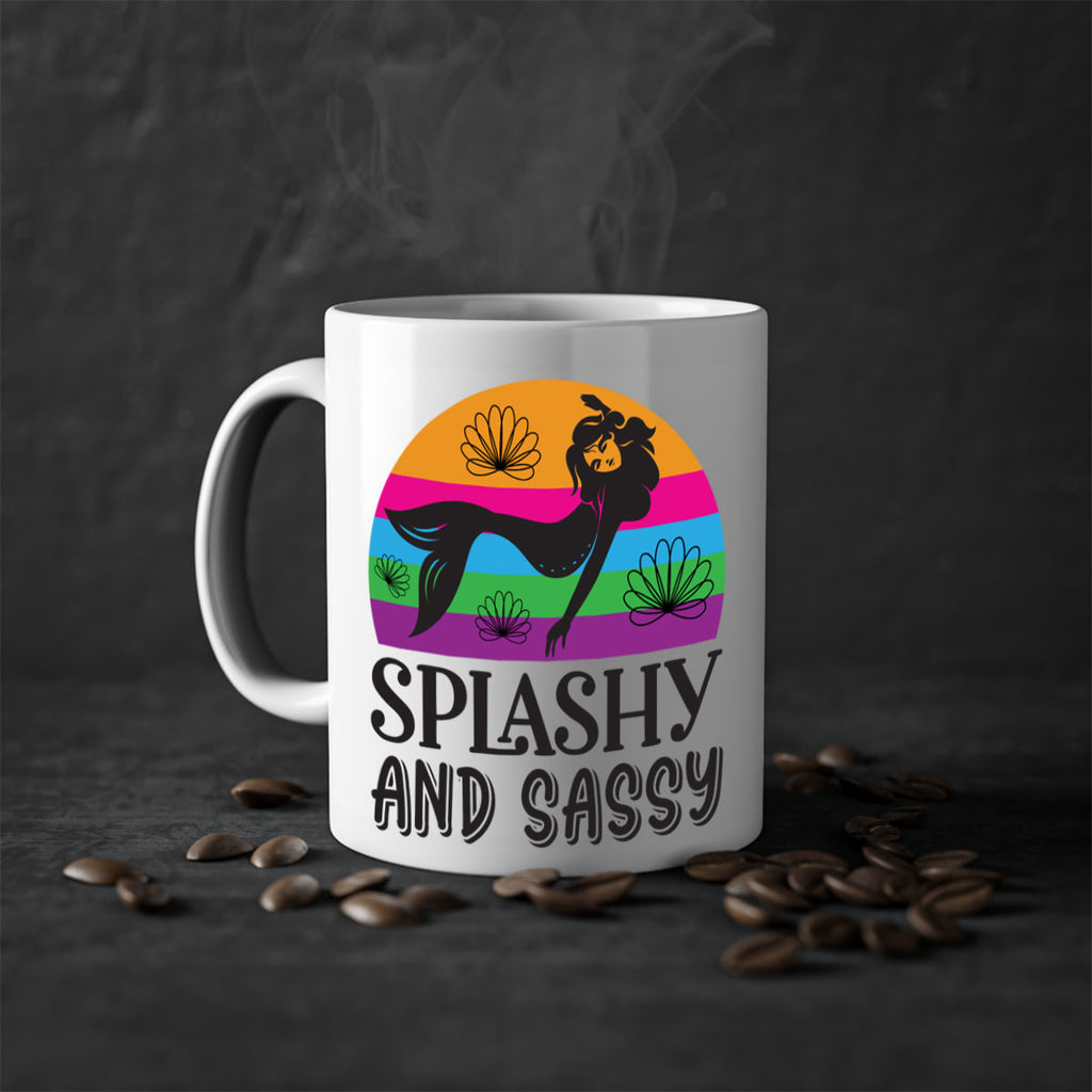 Splashy and sassy 623#- mermaid-Mug / Coffee Cup