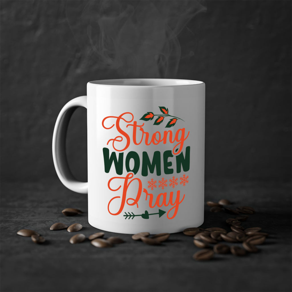 Strong Women Pray 395#- winter-Mug / Coffee Cup