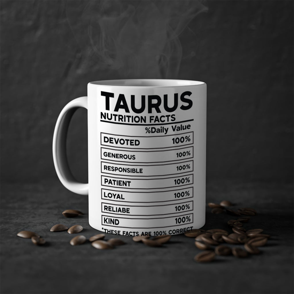 Taurus Nutrition Facts 490#- zodiac-Mug / Coffee Cup