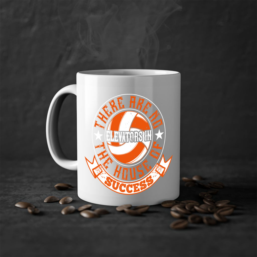 There are no elevators in the house of success Style 165#- volleyball-Mug / Coffee Cup