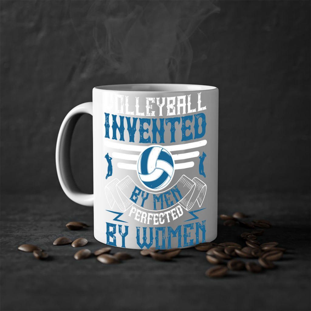 Volleyball invented by men perfected by women Style 118#- volleyball-Mug / Coffee Cup