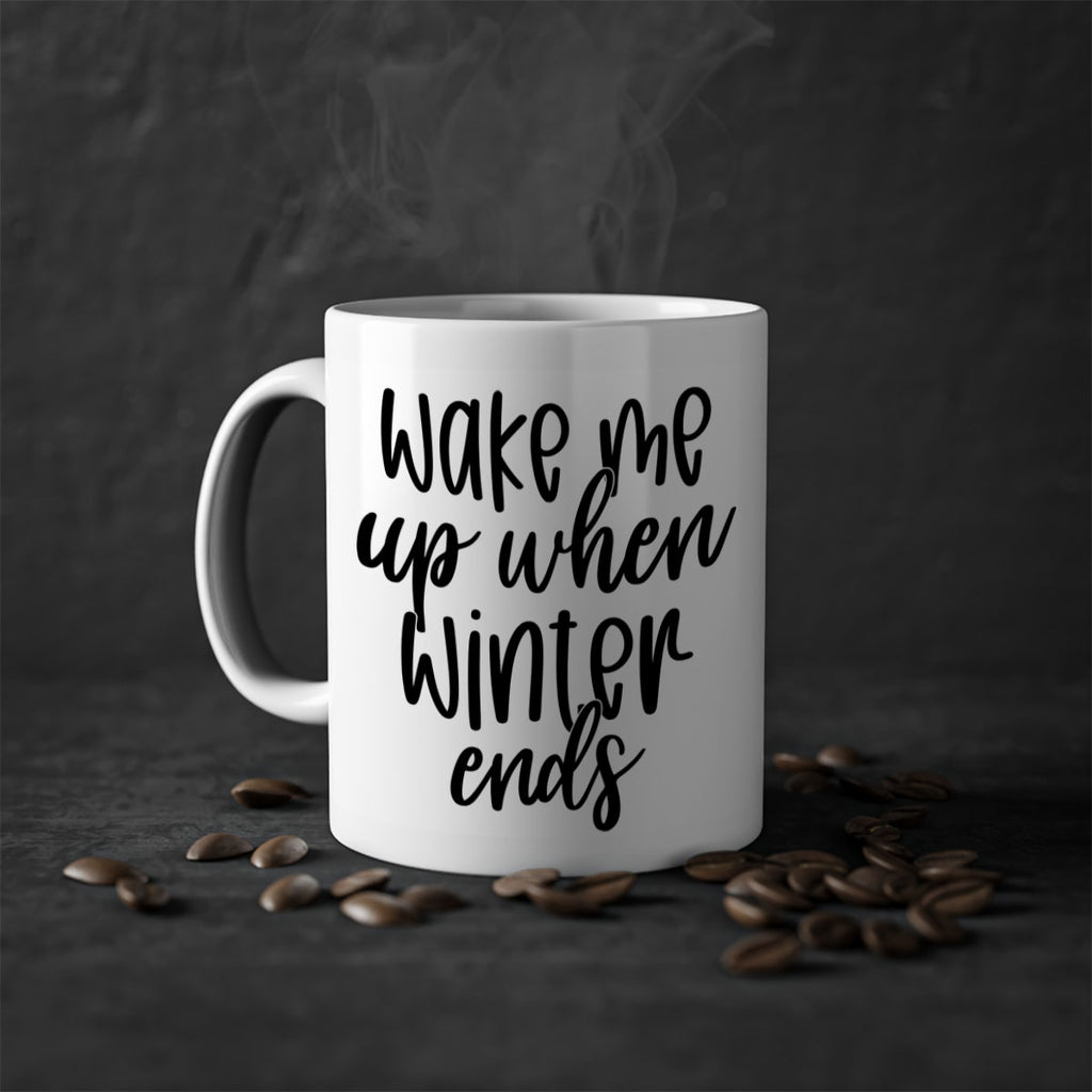 Wake Me Up When Winter Ends430#- winter-Mug / Coffee Cup