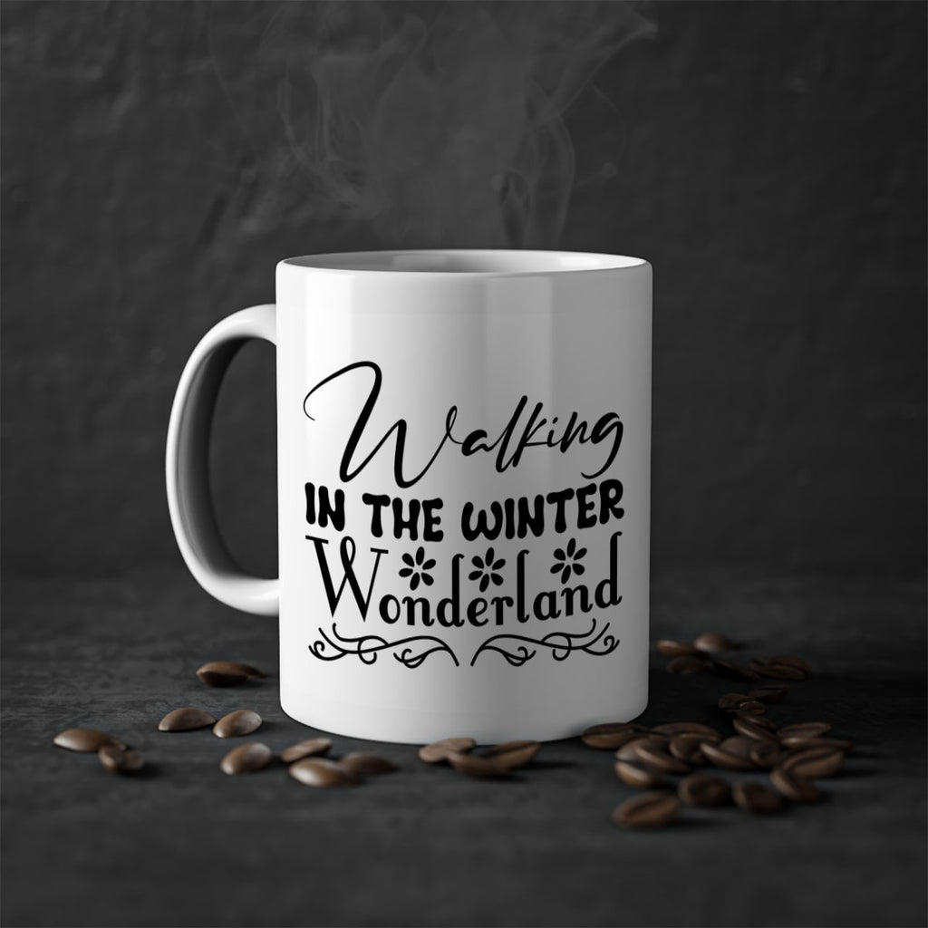 Walking in the winter wonderland 442#- winter-Mug / Coffee Cup